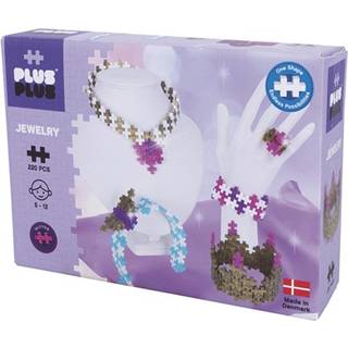Plus-Plus Smykker, 220 stk. Flotte Plus-Plus brikker til at lave sine egne smykker af Indhold: 220 brikker og en instruktions bog Farver: b.la. Guld, pink og lilla glitter.