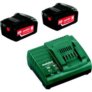 Batterisæt med 2×18V/4,0Ah Li-Power + lader ACS 55