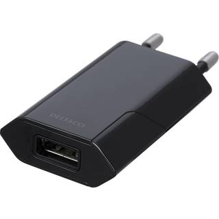 Deltaco USB wall charger 1 A 5 W black