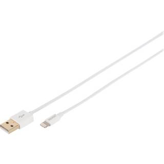 Digitus DB-600106-010-W Lightning kabel 1 m Hvid