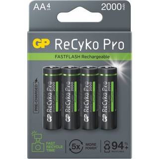 GP ReCyko Photoflash AA-batteri, 2000 mAh, 4-pack