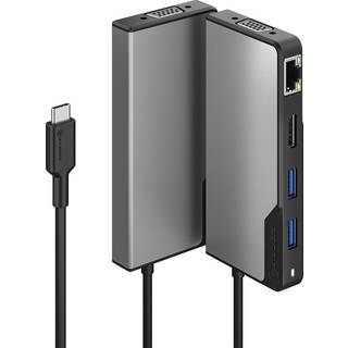 ALOGIC USB-C Fusion ALPHA V2 5-in-1 Hub HDMI USB Ethernet & PD - Space Grey