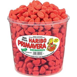 Haribo Jordbær 500 stk./ 1150 g.