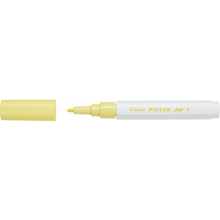 Marker Pintor Fine 1,0 pastel gul, Pilot SW-PT-F-PY, 6stk
