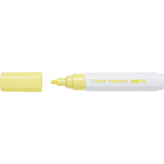 Marker Pintor Medium 1,4 pastel gul, Pilot SW-PT-M-PY, 6stk