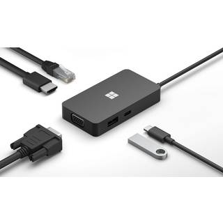 MICROSOFT USB-C Travel Hub Black USB