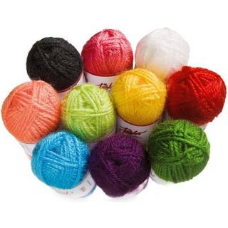 Järbo - Mini Acryl Sortiment - 10x10g garnnøgler
