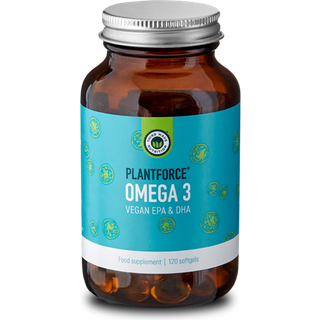 Plantforce Omega 3 (Vegansk Epa & Dha) - 120 Kapsler