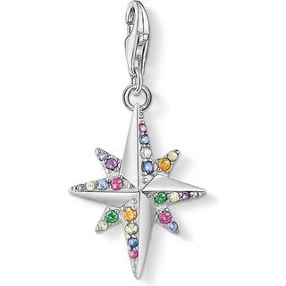 Thomas Sabo Anhänger - Farbiger Stern silber - 1817-342-7