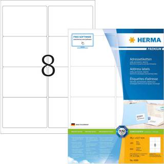 Herma Etikett HERMA Premium A4 99,1x67,7 (100) 4269