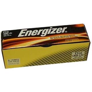 Energizer Industrial Batteri alkalisk, D/LR20, pakke med 12