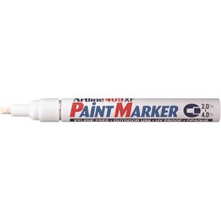 Marker 409XF Paint hvid, Artline EK-409XF white, 12stk
