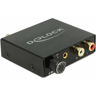 Delock Digital til analog phono med Headphone Amplifier