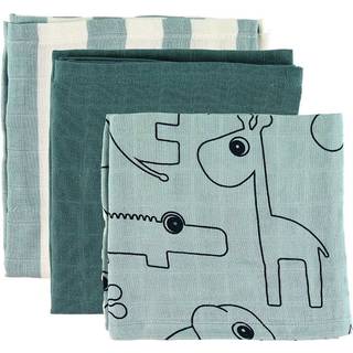 Done by deer Deer Friends vaskeklud 3-pak Blue