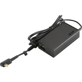 Acer AC-adapter 65W-19V til laptops – EU/UK-strømkabel - Sort