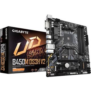 GIGABYTE B450M DS3H V2 Bundkort - AMD B450 - AMD AM4 socket - DDR4 RAM - Micro-ATX