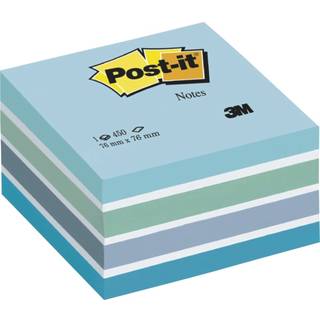 Post-it notes 76x76mm 450 ark mixfarvet 2028-B