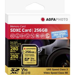 AgfaPhoto SDXC UHS II      256GB Professional High Speed U3 V90