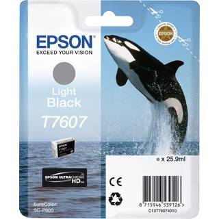 Epson Epson T7607 Blækpatron Ljussort T7607