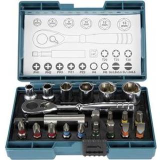 Makita screwdriver bit and ratchet set - 21 pieces