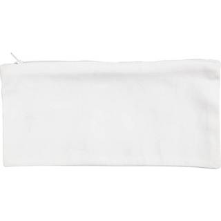 Elegant hvid penalhus 11x23 cm - 100% bomuld