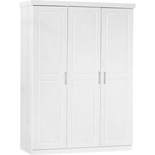 Magnus klædeskab 3 dørs bredde 140 cm, højde 190 cm hvid.