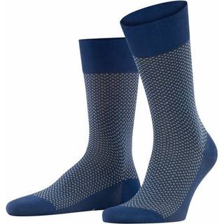 Falke Herren Socken blau Baumwolle & Mix Gemustert