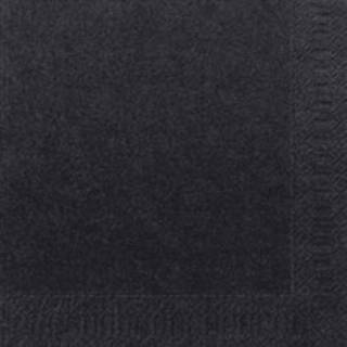 DUNI GO Serviet 3-lag 33x33 cm Sort 125 stk (149116)