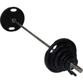 125 kg. Sort 50mm vægtsæt m/ Gummi