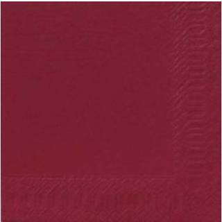 Duni Tissue 40x40 cm 125 servietter bordeaux