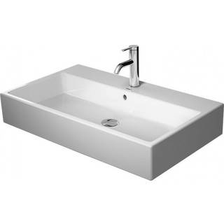 Duravit Vero Air vask 80x47cm, slebet med hanehul, WonderGliss