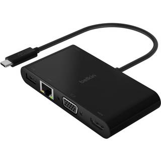 Belkin Multimedia + Charge Adapter Usb 3.2 Gen 1 (3.1 Gen 1) Type-c
