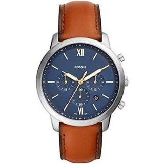 Fossil FS5453 Neutra Chrono Blå/Læder Ø44 mm