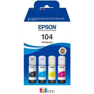 Epson Epson 104 Blækpatron Multipack BK/C/M/Y C13T00P640