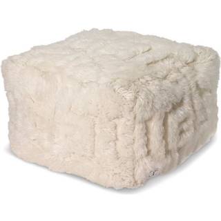 Classic Collection Casablanca puf 55x55 cm Hvid