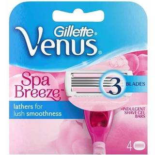 Gillette Venus Spa Breeze Comfortglide 4-pk. Barberblade