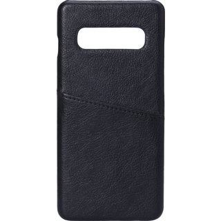 Samsung Galaxy S10+ (Plus) Onsala Kunstlæder Cover m. Lomme til Kort - Sort