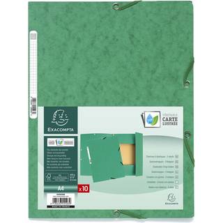 Sammelmappe mit Gummizug A4 - Grün