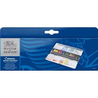 Cotman akvarel Blue box 12 hp