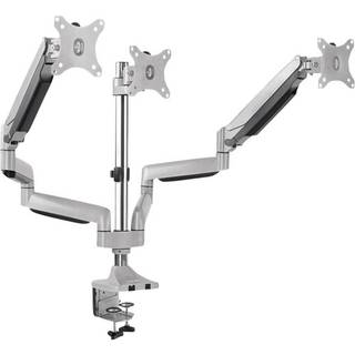 LogiLink Triple monitor mount 13-32" aluminum 2x gas spring