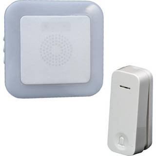 Foss Europe Trend Premium Bluu1 dørklokke, batteri, hvid