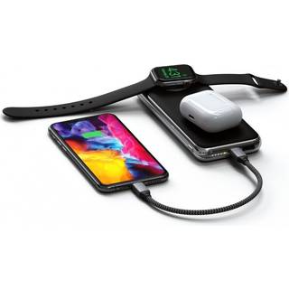 Satechi Quatro 10.000mAh Wireless Power Bank Powerbank - Sort - 10000 mAh