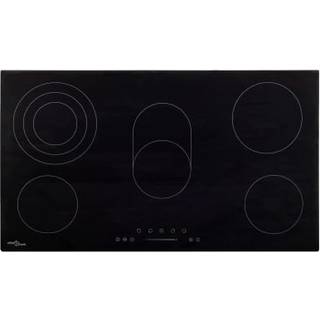 keramisk kogeplade med 5 brændere Touch Control 8500 W 77 cm