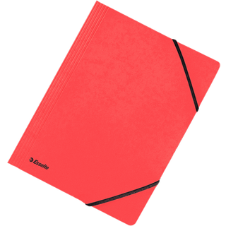 ESSELTE Elastikmappe Esselte uden klapper A4 rød 44204