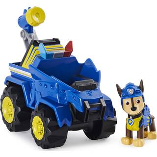 Paw Patrol Figur m. Køretøj Chase Dino Deluxe
