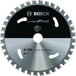 BOSCH Standard for Steel-rundsavklinge til batteridrevne save 160x20x36T