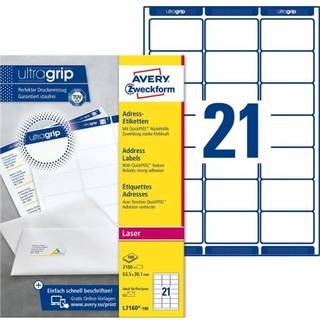 Etiketter ark A4 21x1 label (70 x 42,3mm)
