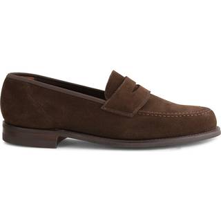 Crockett & Jones Harvard City Sole Dark Brown Suede