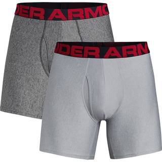 Under Armour 2-pak Tech 6in Boxers - Grey - Medium