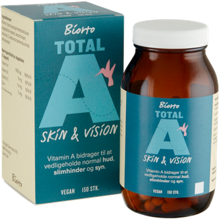 Biorto Total A Skin & Vision - 160 kapsler